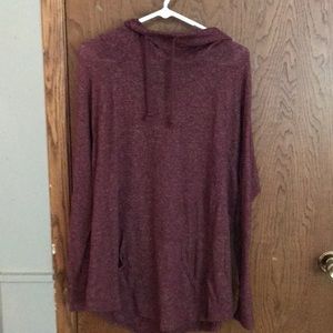 Mossimo burgundy hoody